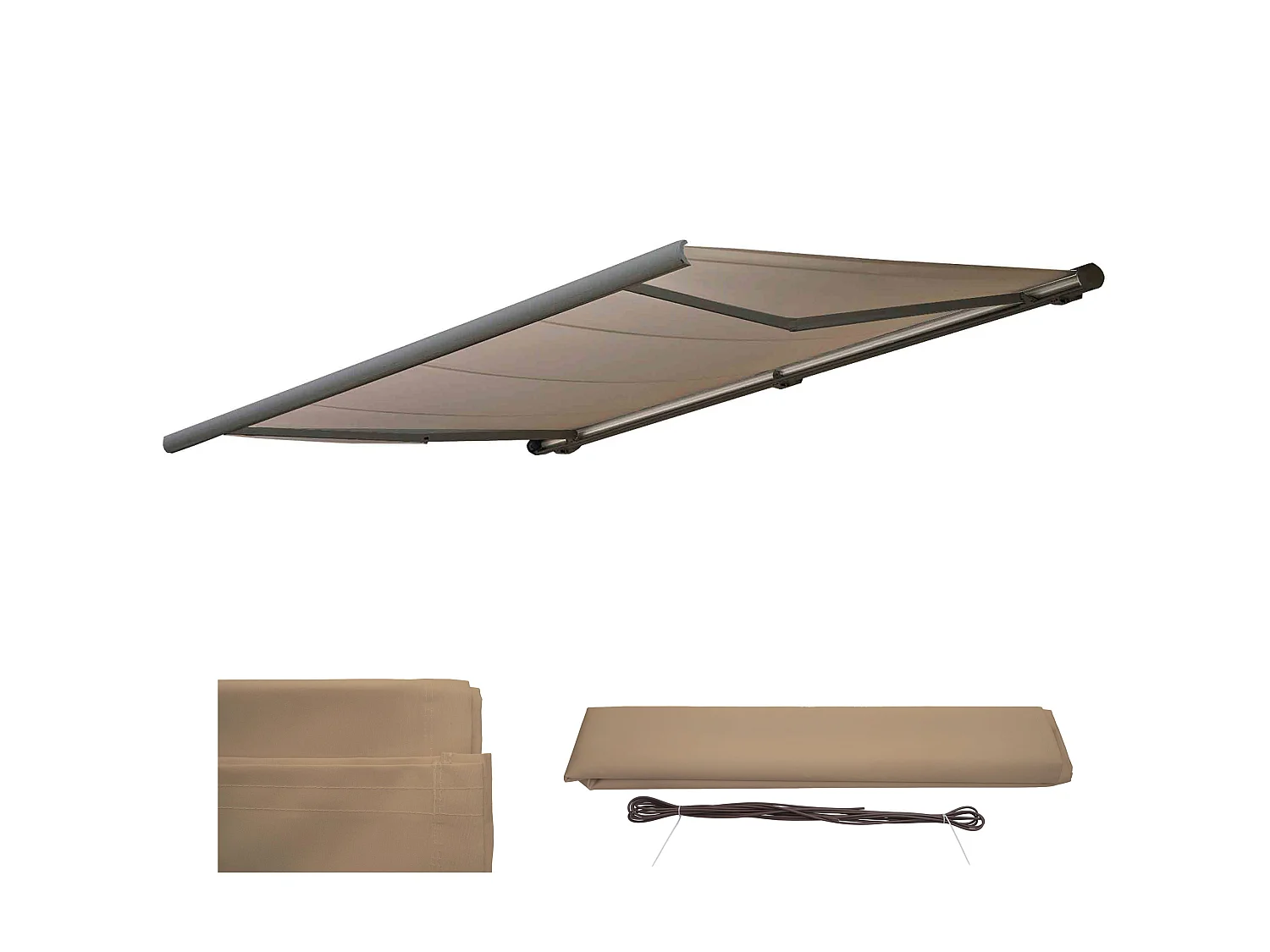 Vervangingshoes voor luifel H123,  Polyester zand