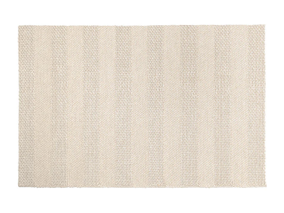 QUENTIN - Tapis rectangulaire 160x230cm laine tissée beige