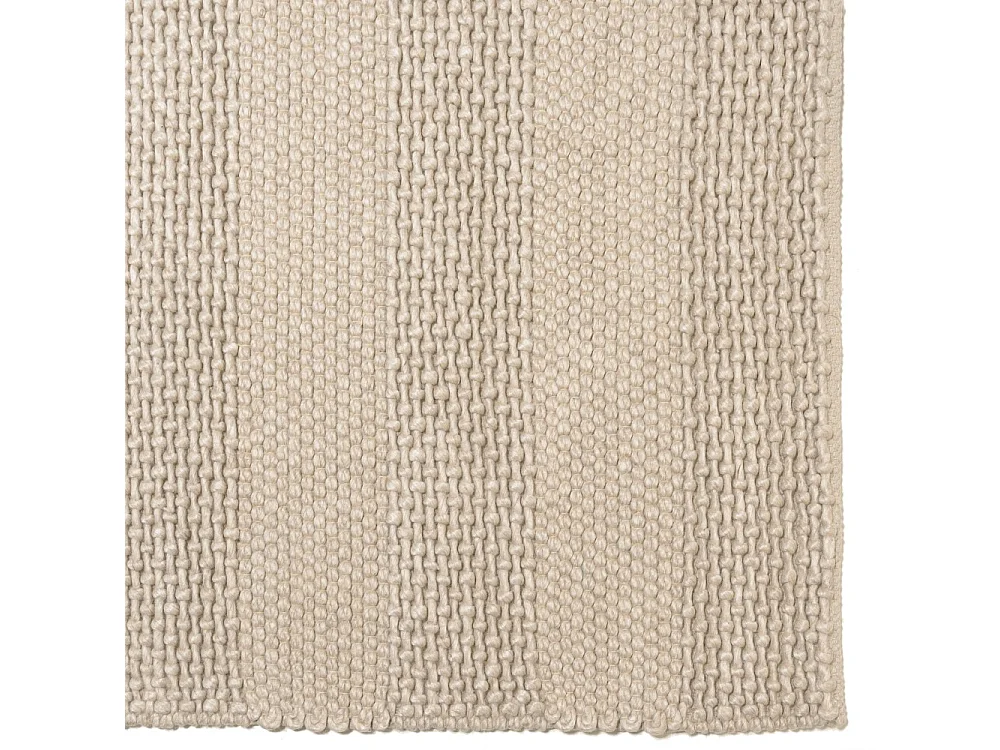 QUENTIN - Tapis rectangulaire 160x230cm laine tissée beige