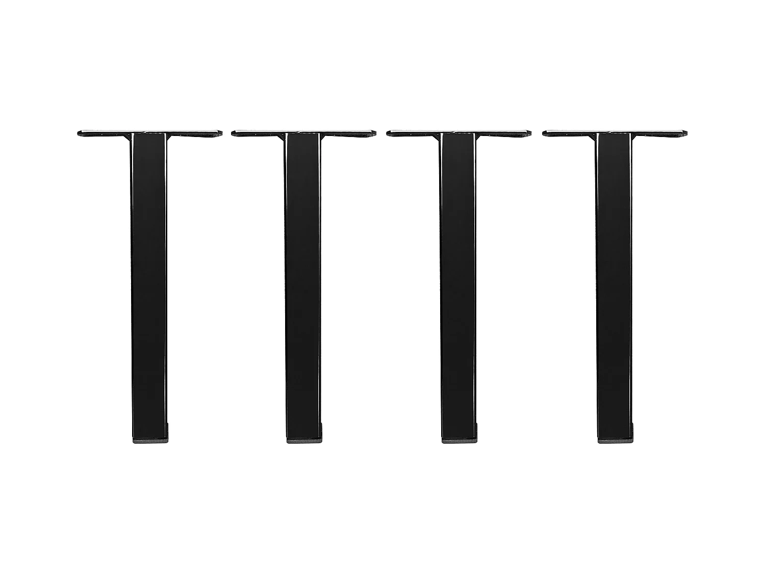 Somier de láminas para montar 90 x 190 cm - 15 láminas - 3 zonas de soporte lumbar reforzado - Con patas - Negro - CERRISI de YSMÉE