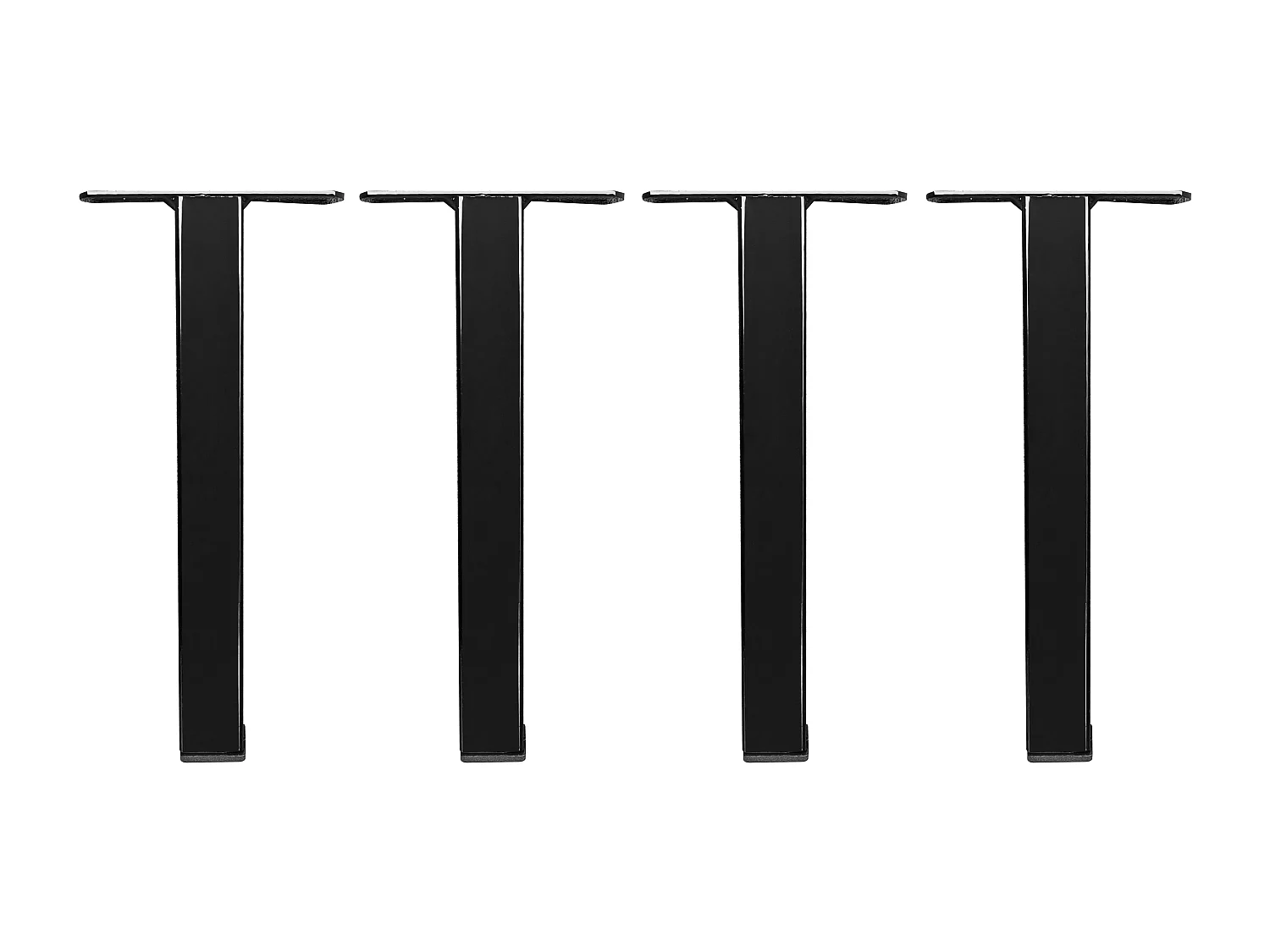 Gestell Lattenrost 90 x 190 cm - 15 Latten - 3 Zonen für verstärkten Halt im Lendenbereich - Mit Füßen - Schwarz - CERRISI von YSMÉE