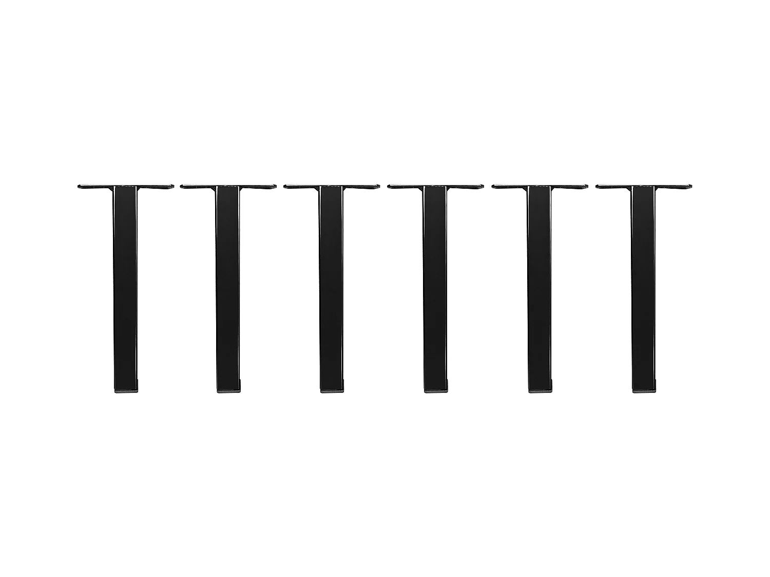 Somier de láminas para montar 160 x 200 cm - 30 láminas - 3 zonas de soporte lumbar reforzadas - Con patas - Negro - CERRISI de YSMÉE