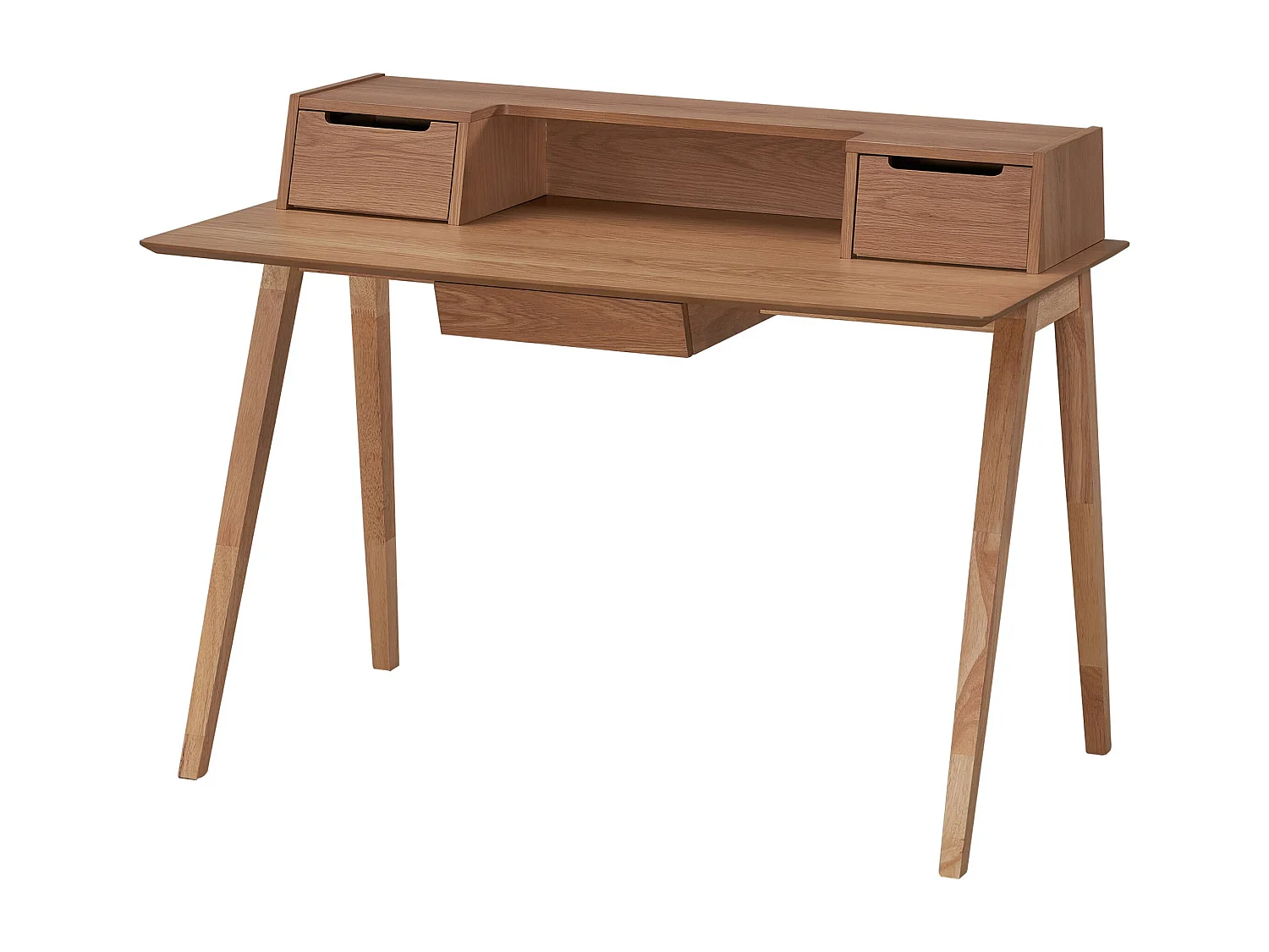 Bureau en bois - 120x60 cm - chêne naturel - MORTMED