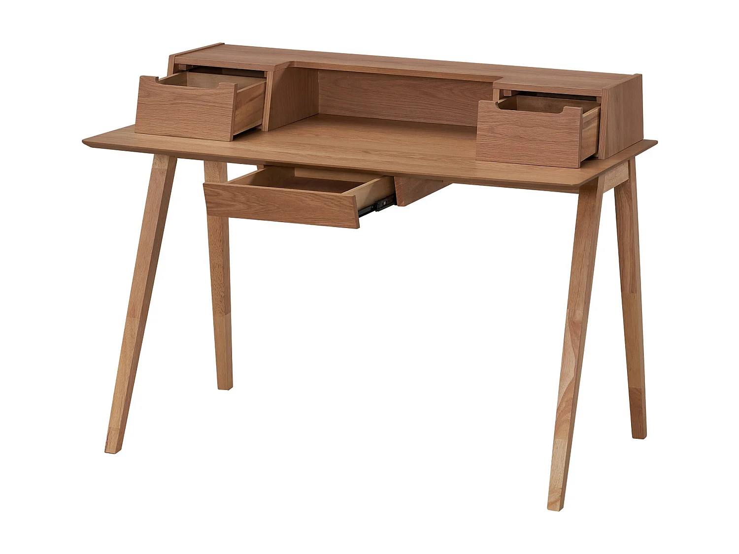 Bureau en bois - 120x60 cm - chêne naturel - MORTMED