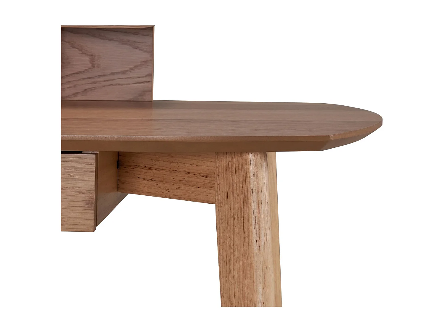 Bureau en bois - 120x60 cm - chêne naturel - SKILITY
