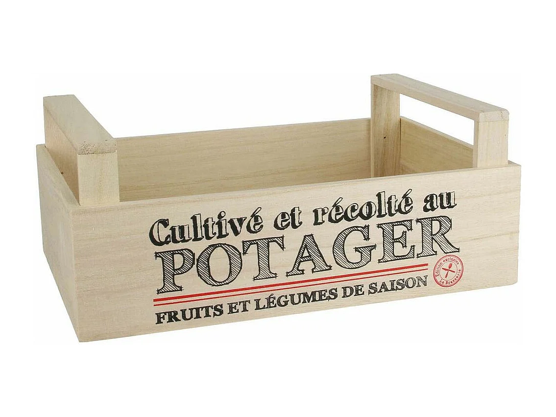 Cagette à légumes en bois Bistrot