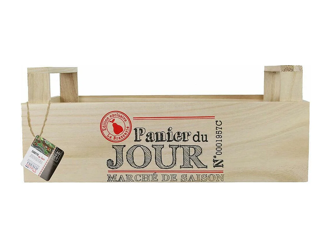 Cagette à légumes en bois Bistrot