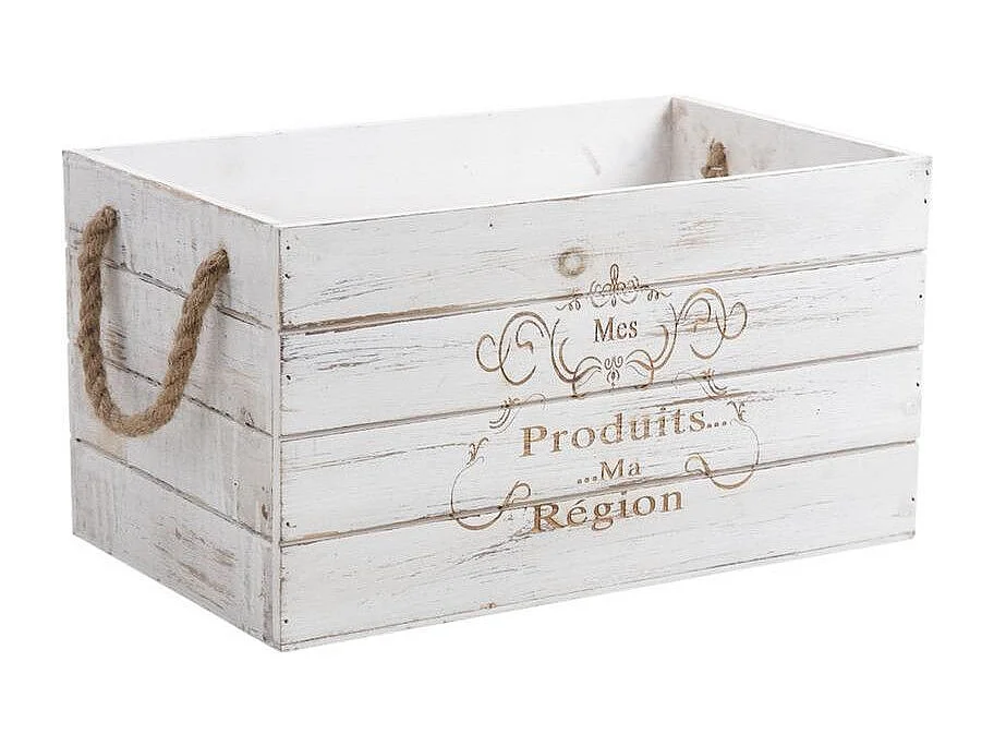 Caisse en Bois Mes Produits ma région