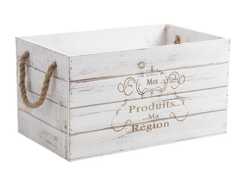 Caisse en Bois Mes Produits ma région