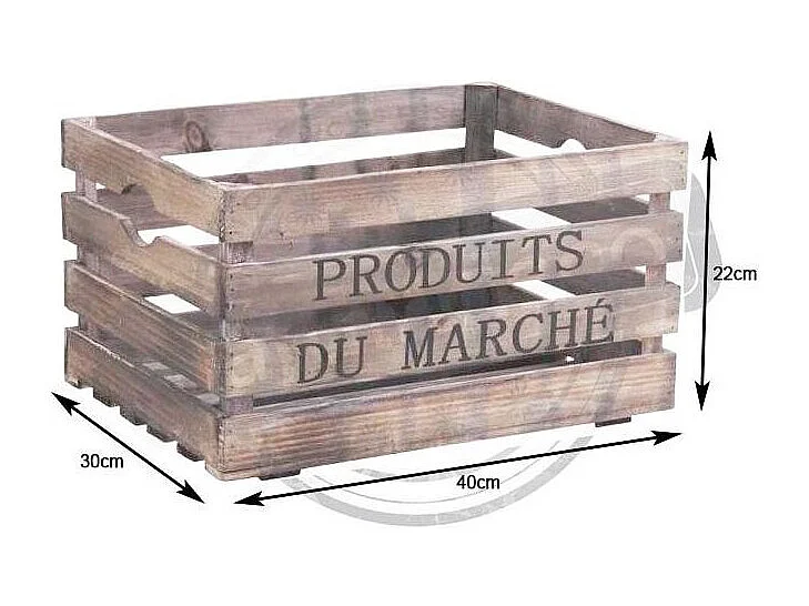 Cassa di legno Prodotti di mercato
