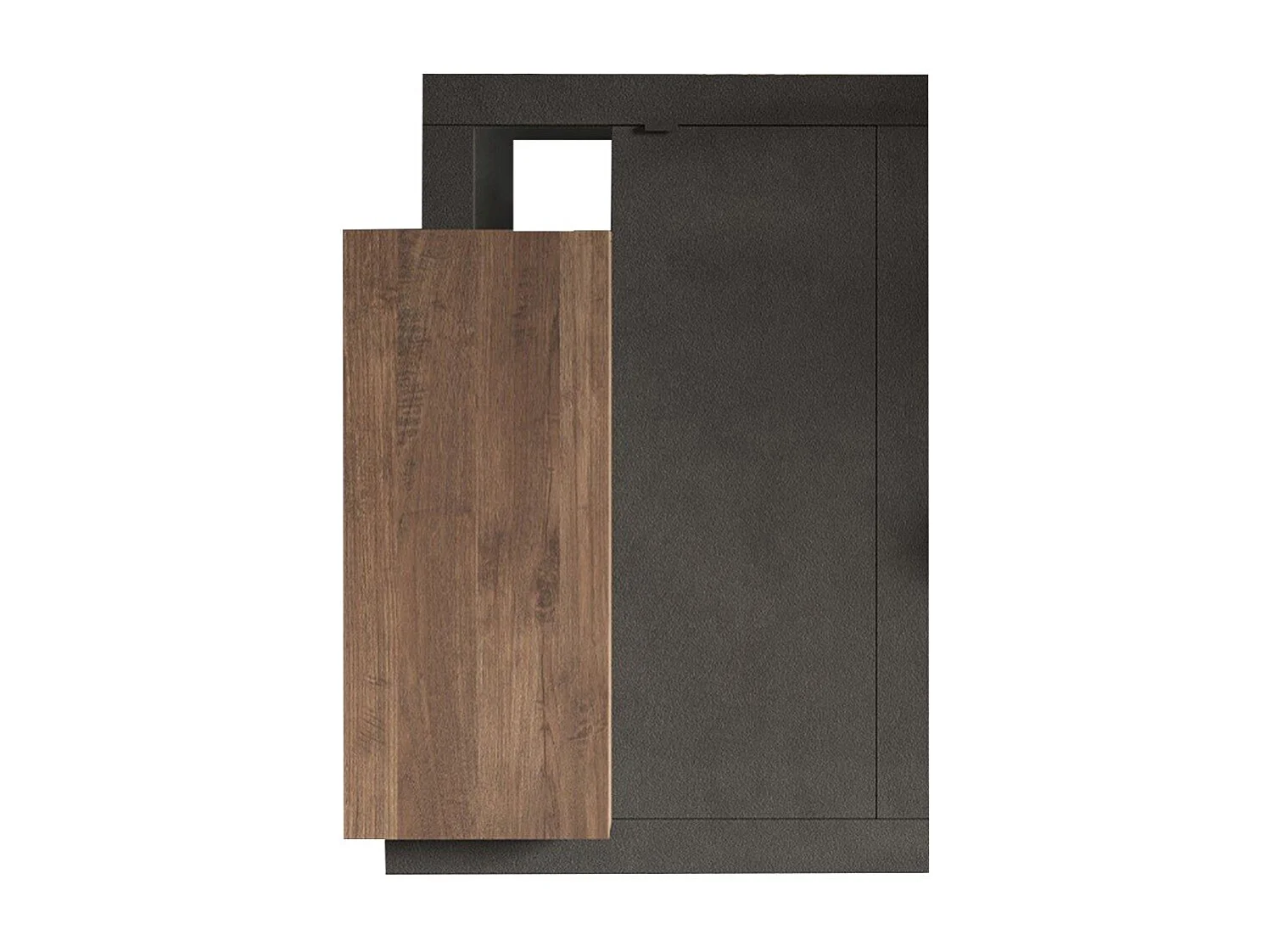 Meuble rangement 2 portes Journey - H142 cm