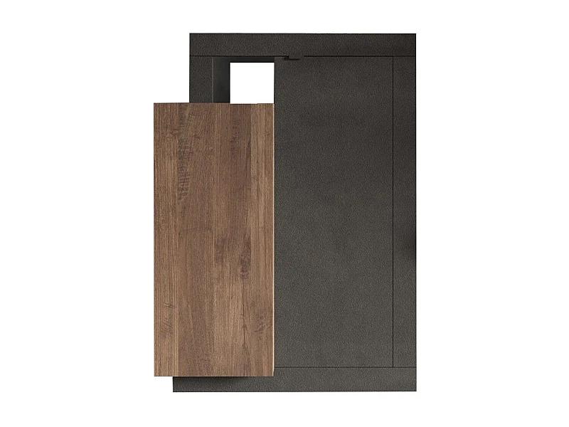 Meuble rangement 2 portes Journey - H142 cm