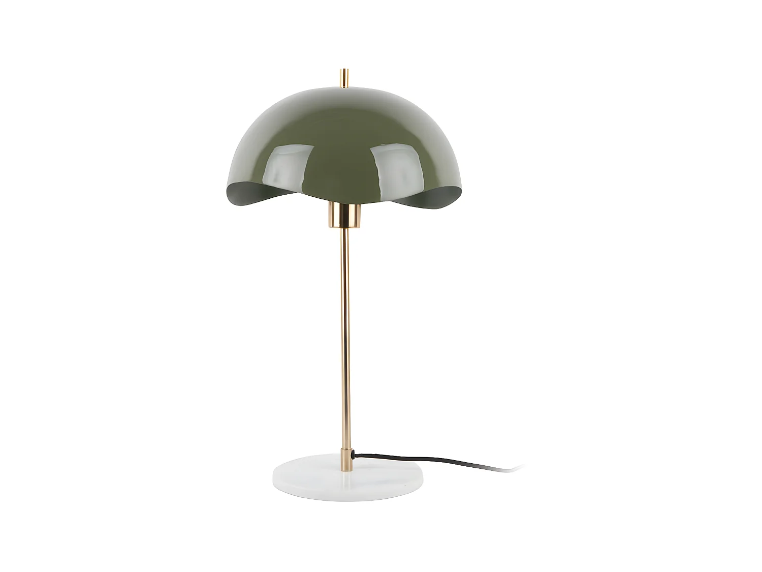 Tafellamp Waved Dome - Jungle groen