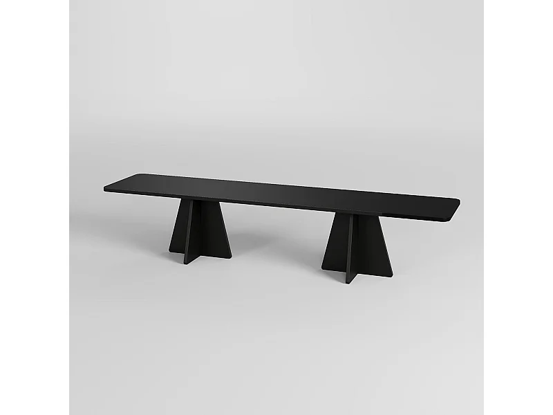 Meuble TV moderne Ralio L180cm Noir