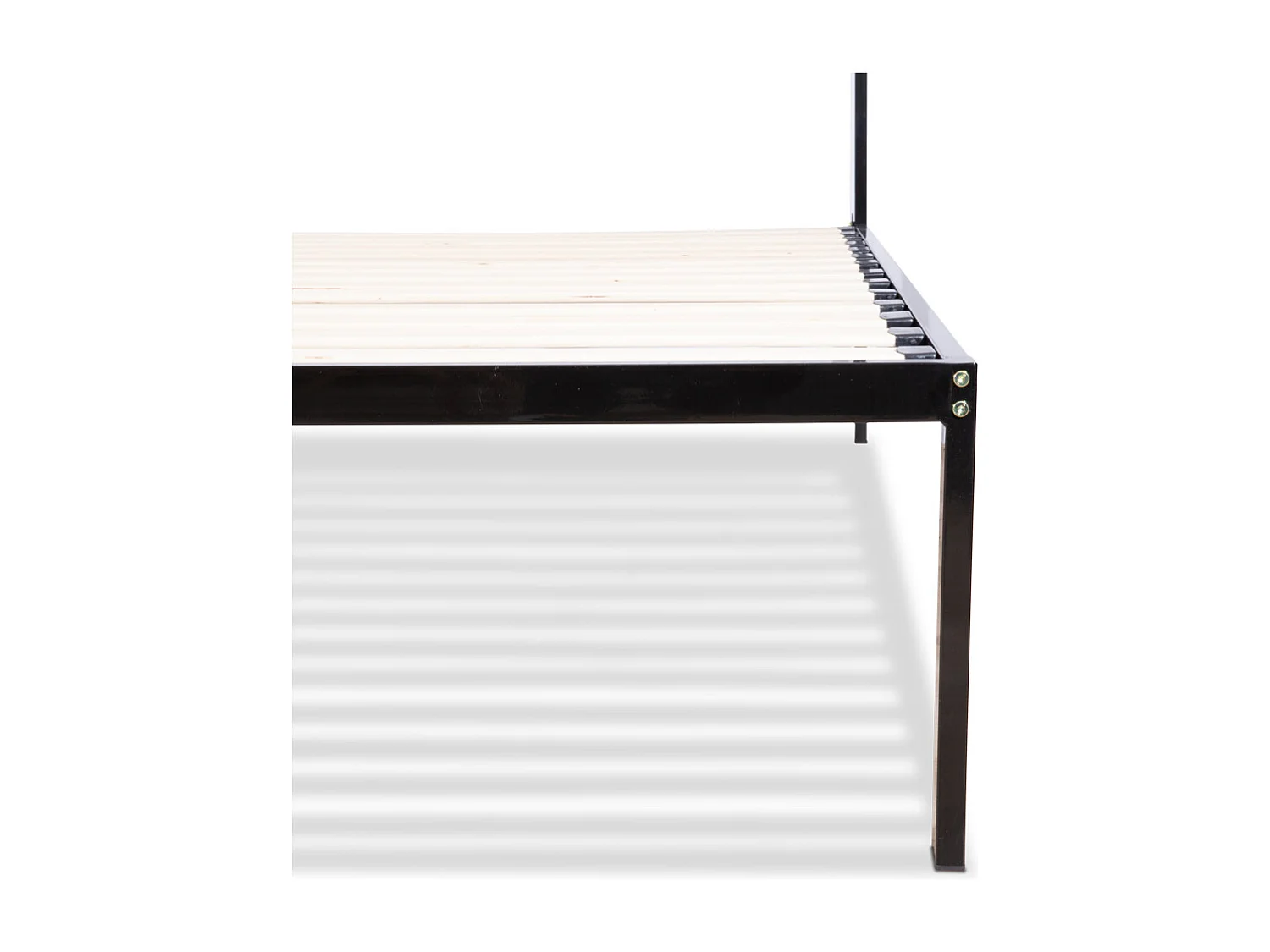 OLYMPE LITERIE | Sommier en métal avec tête de lit QUIETUDE 160x200 cm | Livré en kit