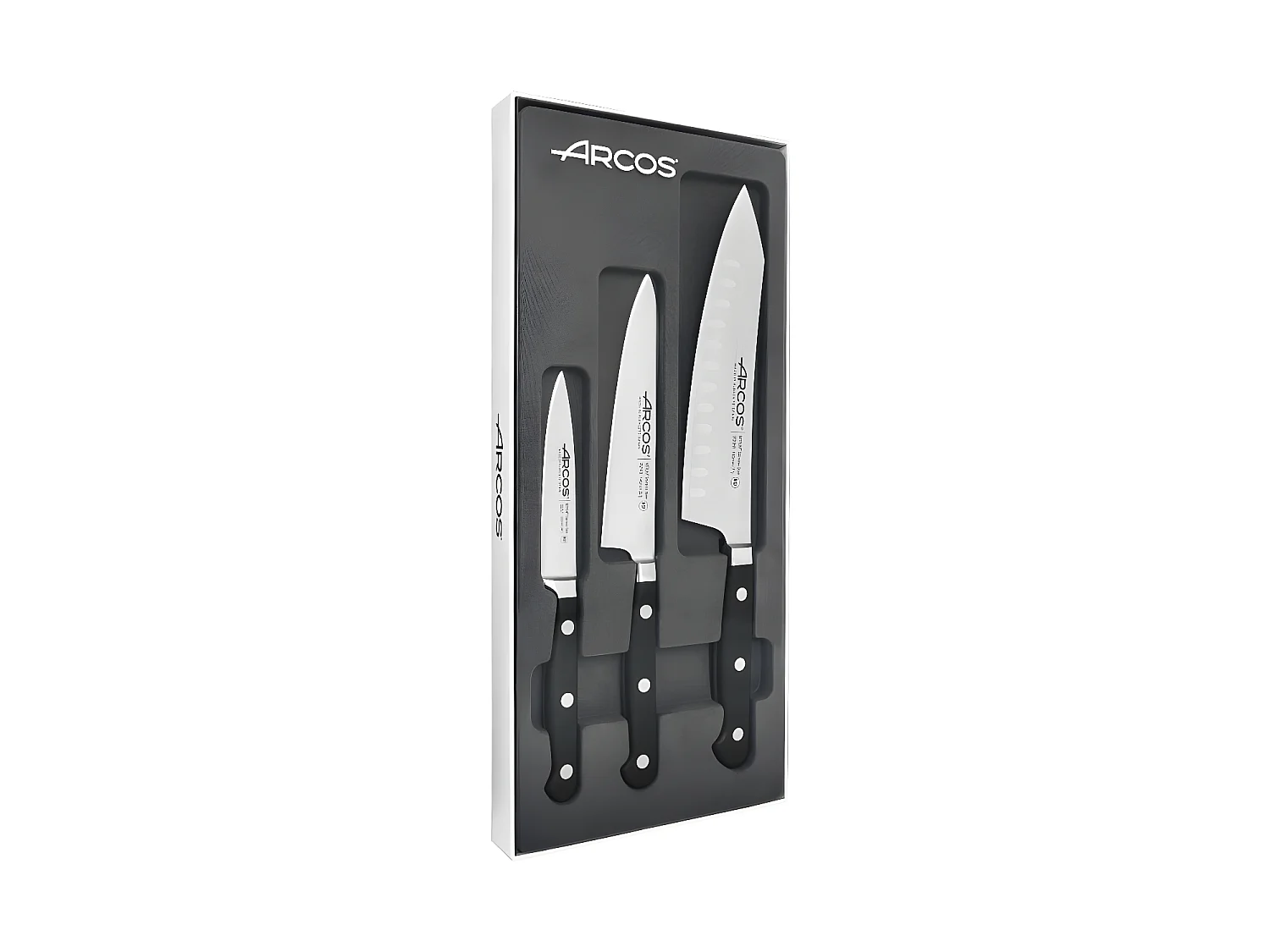 Arcos Set de 3 couteaux de cuisine inox - 805900