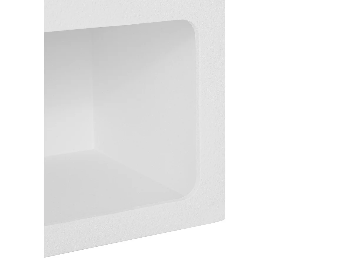 Mesita de noche blanco Flynn 55x40x30cm