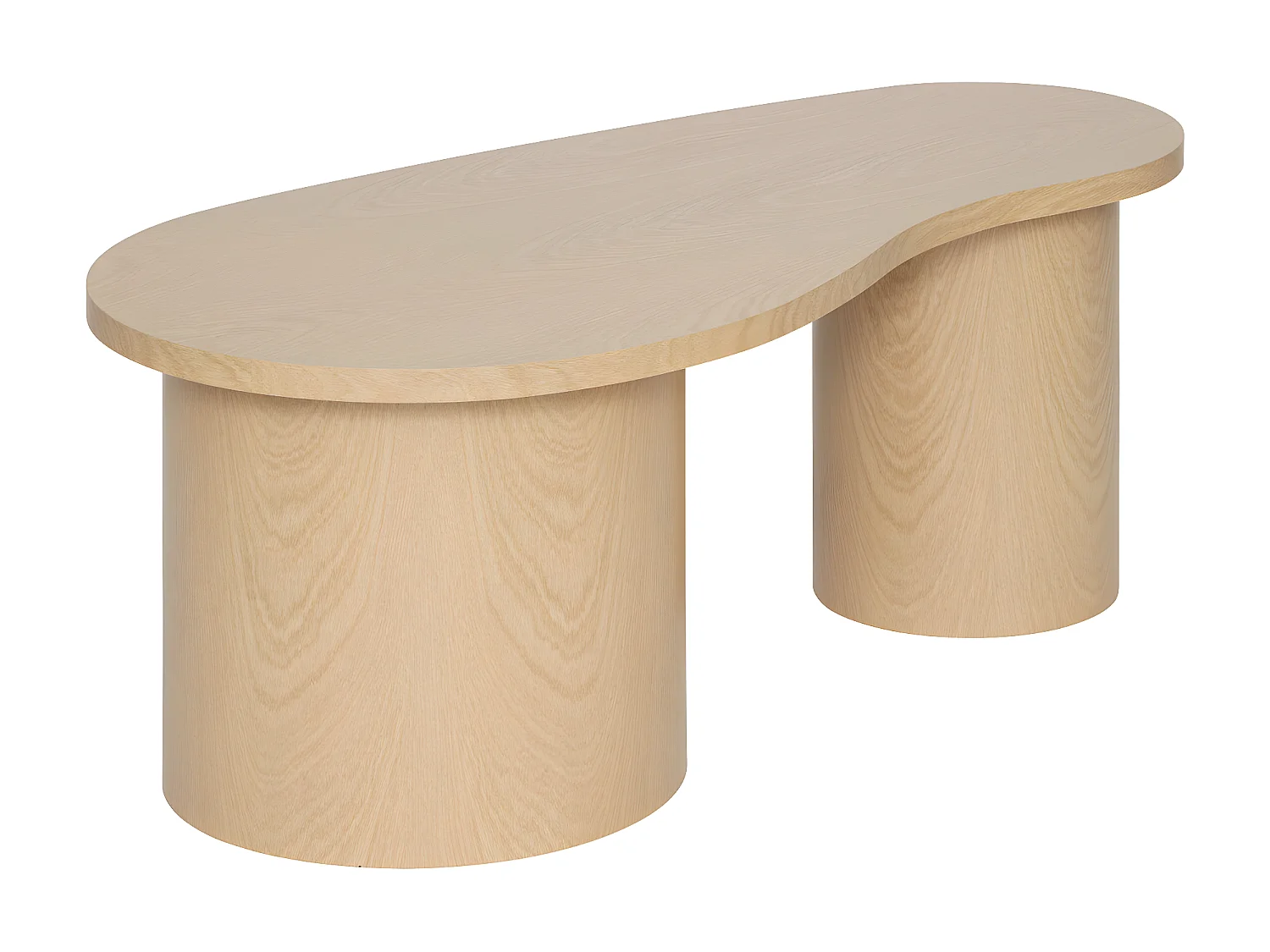 Lot de 2 Tables basses placage effet bois