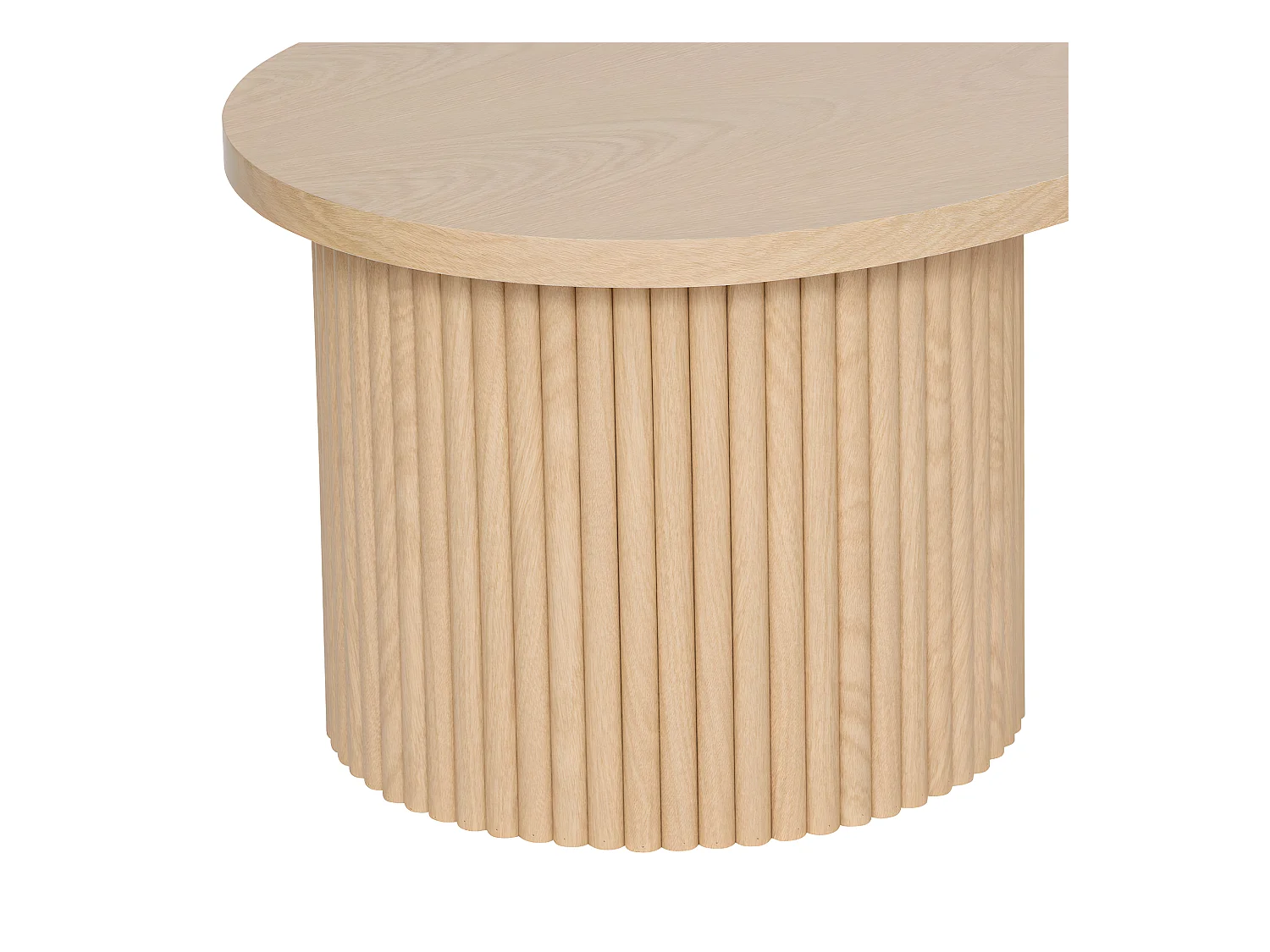 Lot de 2 Tables basses placage effet bois