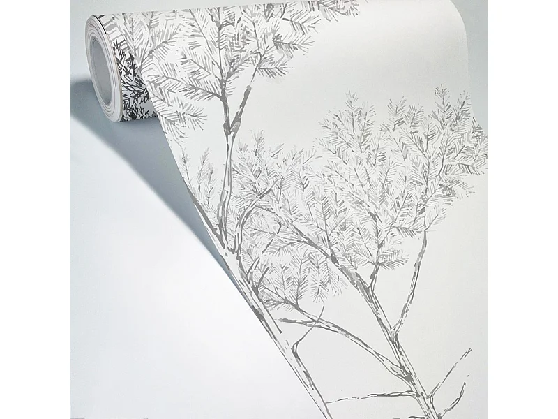 Papier peint panoramique - Les Landes - Noir - intissé : 150g/m² - 7 lés : 336x270cm