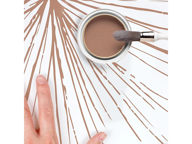 Papier peint panoramique - Lamnar - Orange - intissé : 150g/m² - 7 lés : 336x270cm