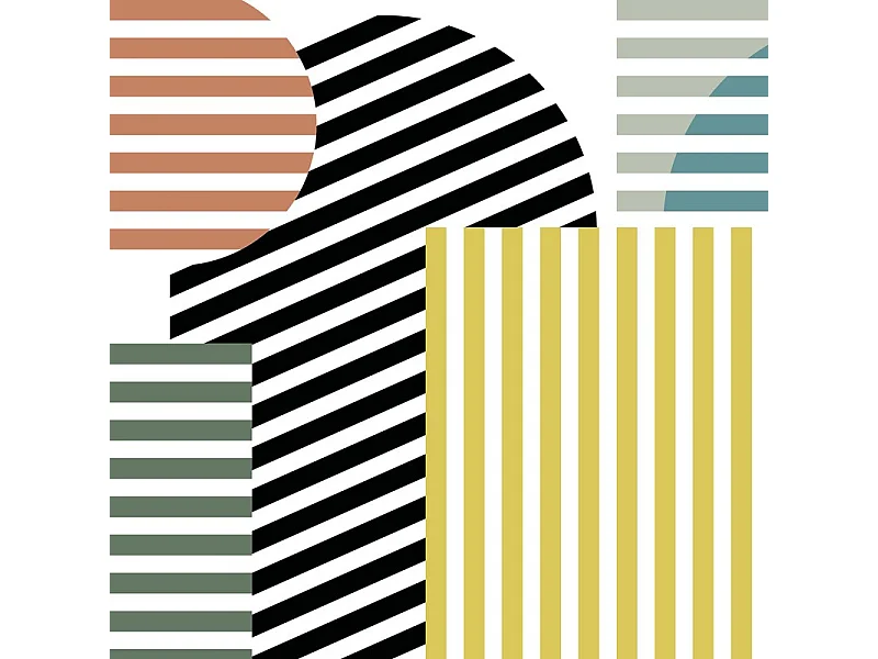 Crédence adhésive pour salle de bain en PVC design bleu 140x30 cm (en 2 bandeaux)