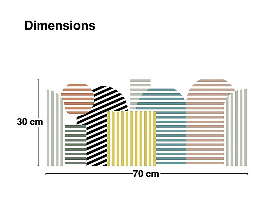 Crédence adhésive pour salle de bain en PVC design bleu 140x30 cm (en 2 bandeaux)