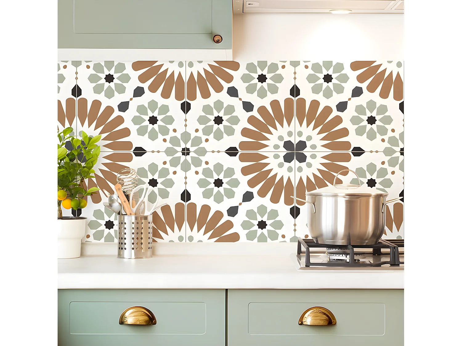 Lot de 2 crédences ALU L120xH 50cm - Marsiho - Aluminium composite