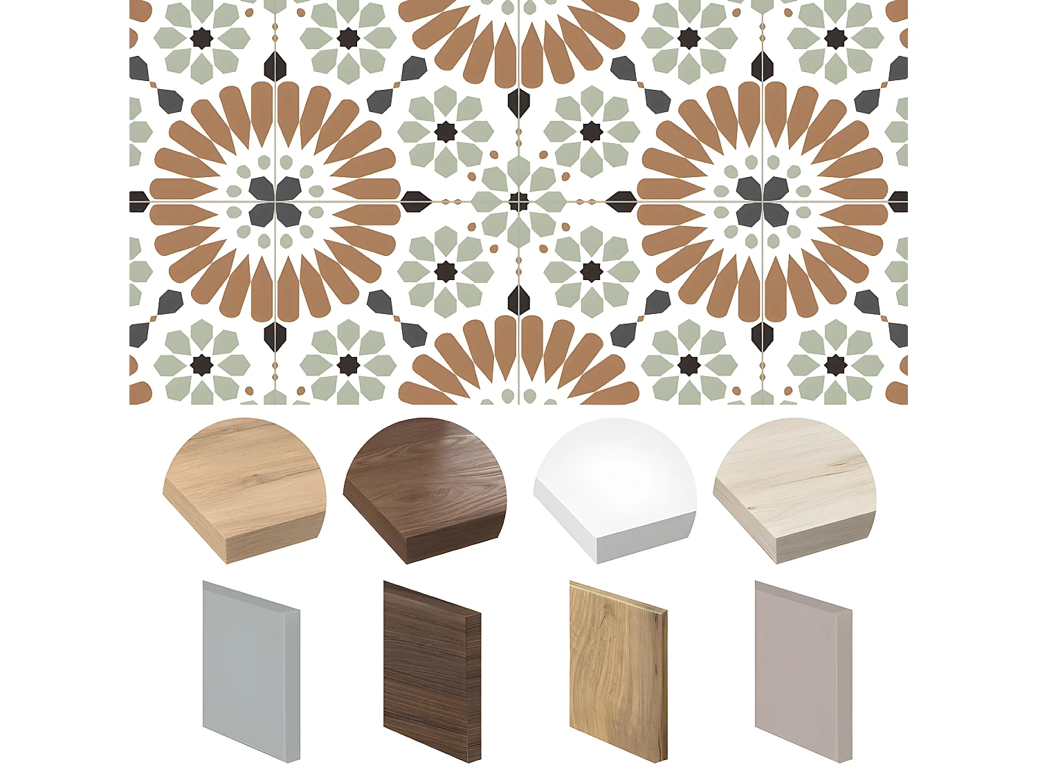 Lot de 2 crédences ALU L120xH 50cm - Marsiho - Aluminium composite