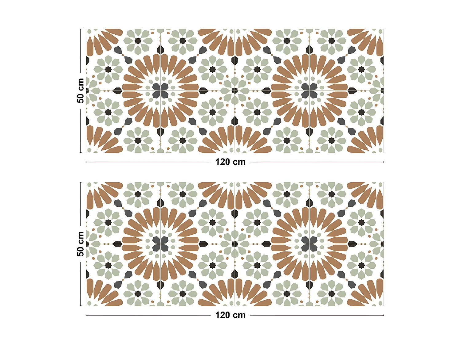 Lot de 2 crédences ALU L120xH 50cm - Marsiho - Aluminium composite