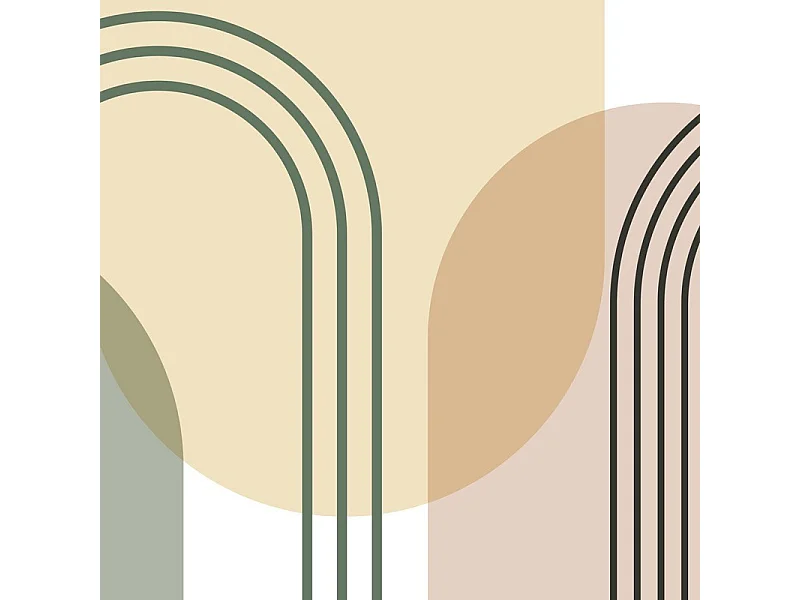 Crédence adhésive pour salle de bain en PVC design beige 140x30 cm (en 2 bandeaux)