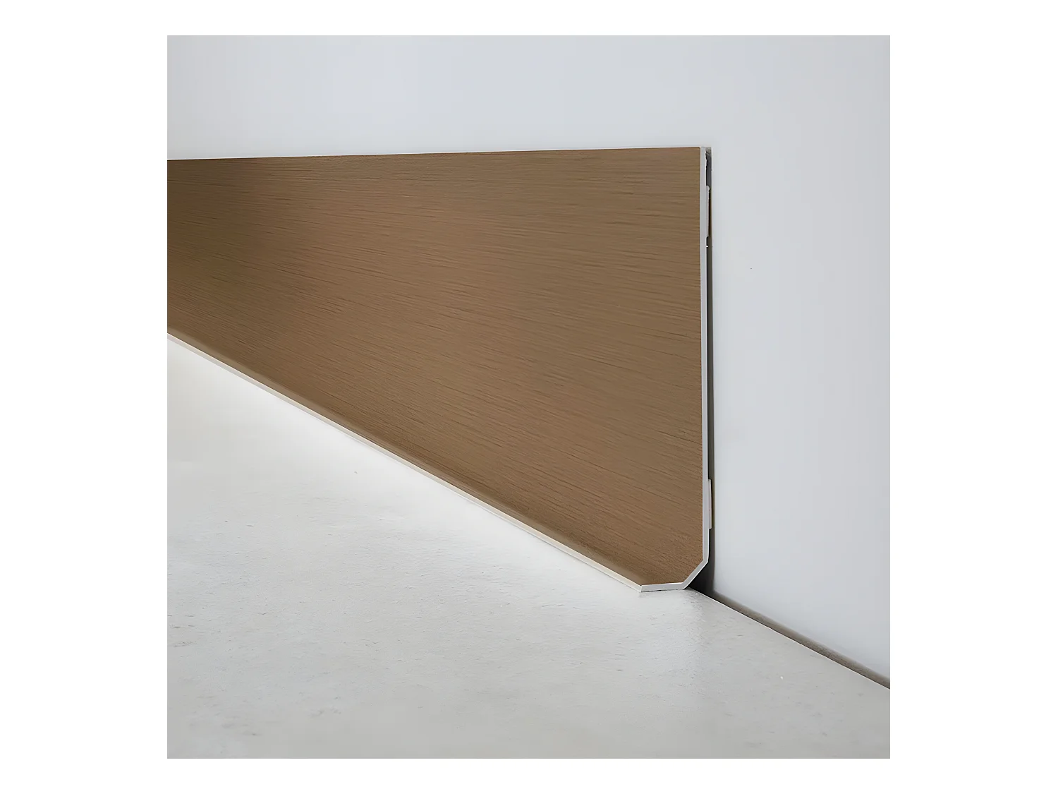 Plinthe PVC lot de 25 L200xH. 8cm - Bronze Brossé - PVC