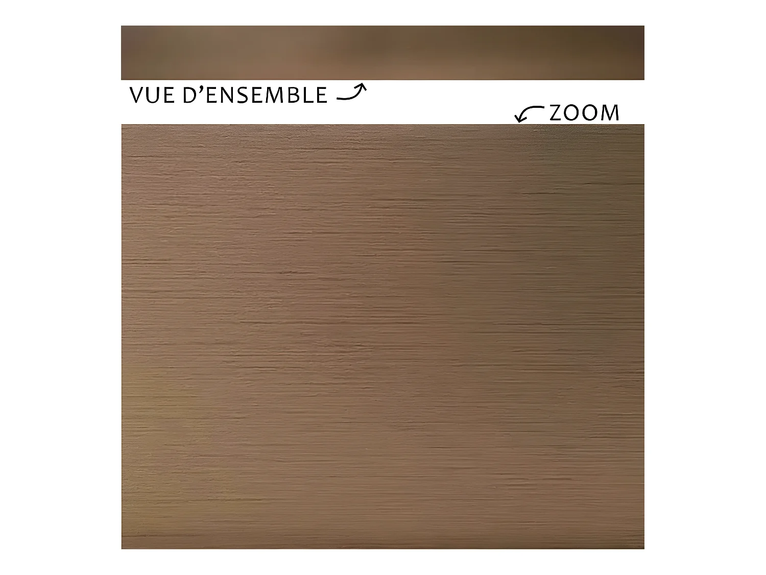 Plinthe PVC lot de 25 L200xH. 8cm - Bronze Brossé - PVC