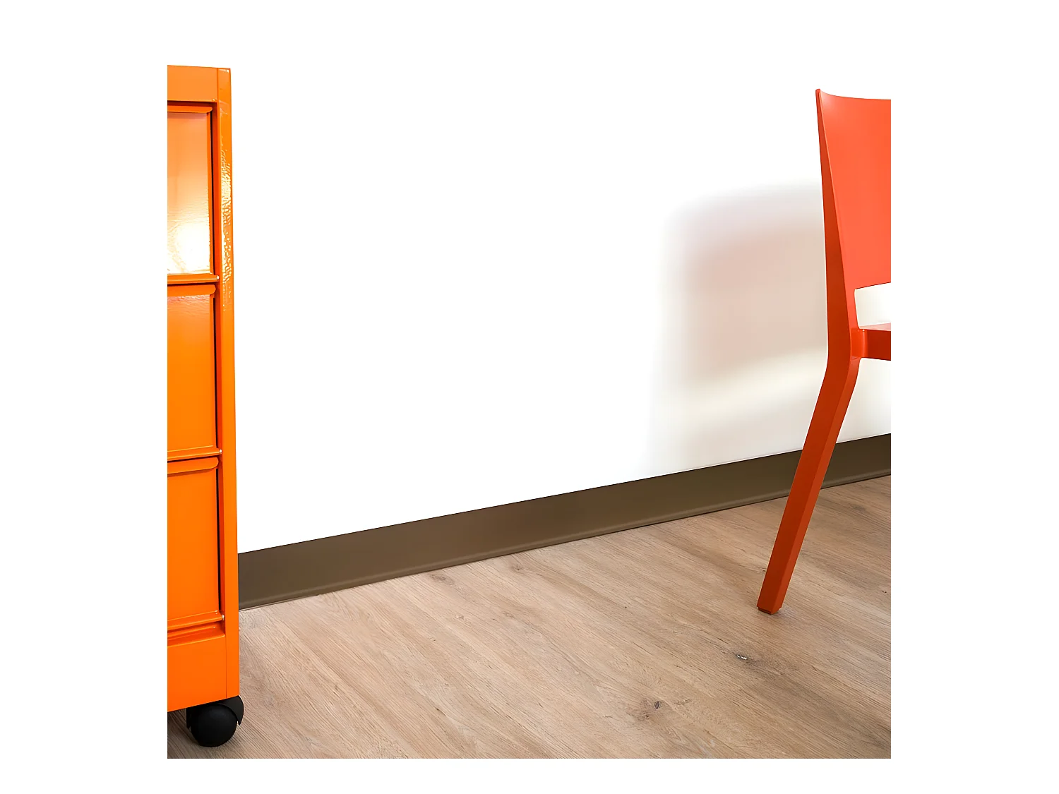 Plinthe PVC lot de 25 L200xH. 8cm - Bronze Brossé - PVC