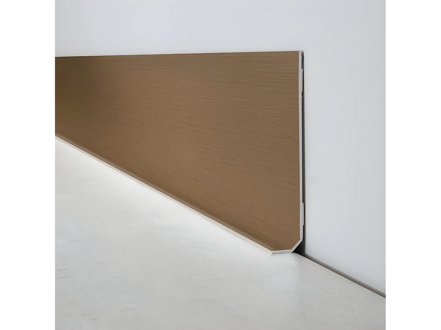 Plinthe PVC lot de 25 L200xH. 8cm - Bronze Brossé - PVC