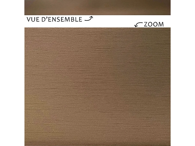 Plinthes PVC adhésives décoratives pour sol - Lot de 10 - 100x8 cm (10m) Marron - Bronze Brossé