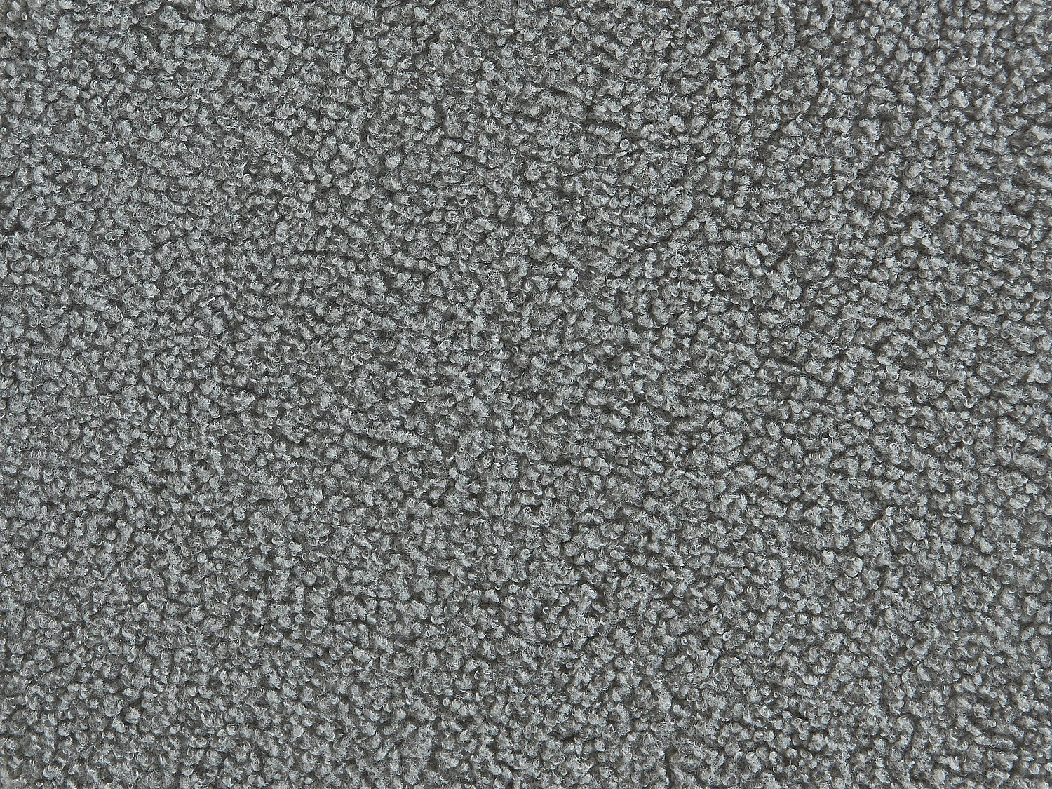 Hocker - Bouclé-Stoff - Grau - ECAMBI