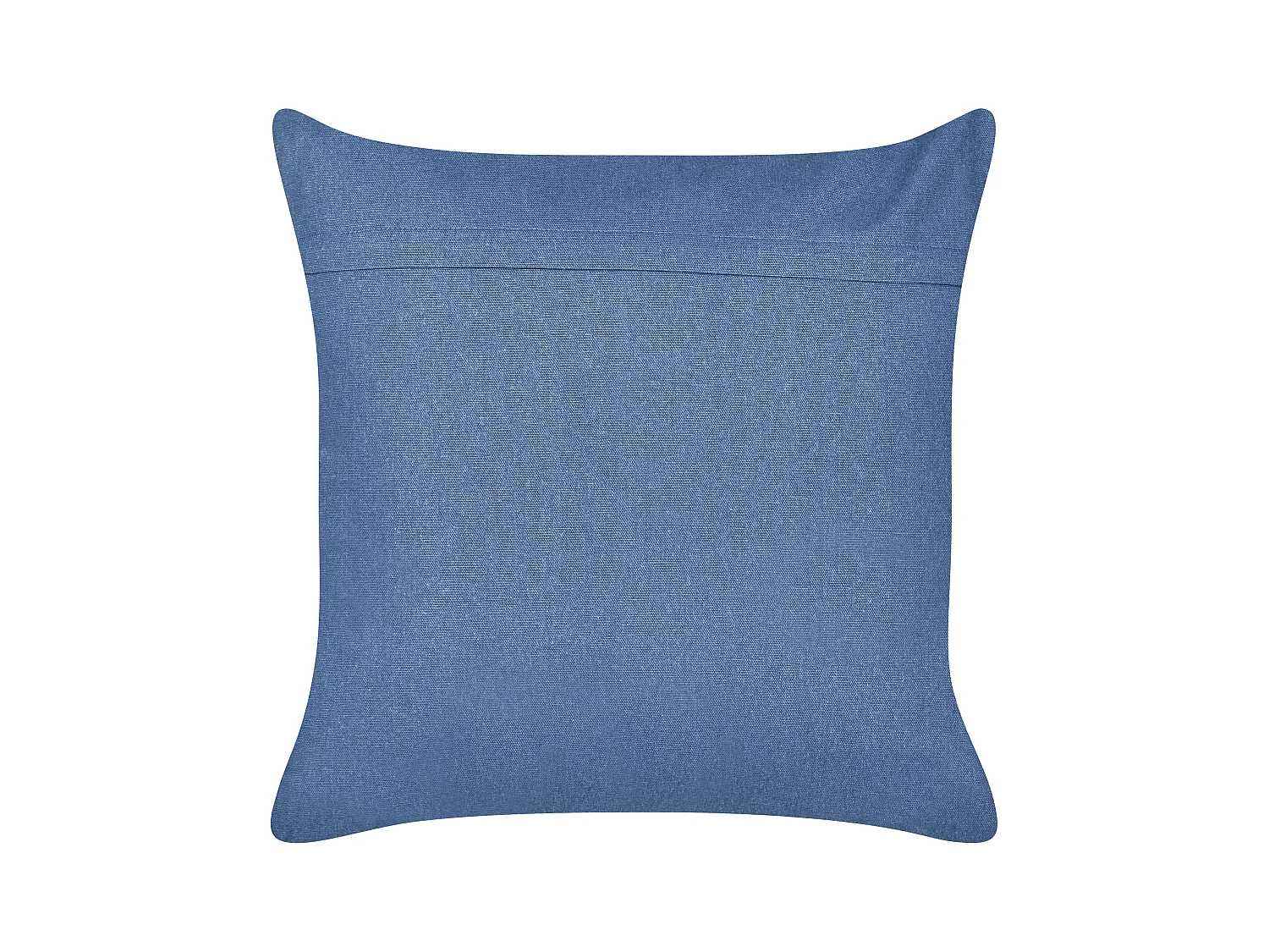 Cuscino decorativo PENTAS Velluto 45 x 45 cm Blu marino Trama animale