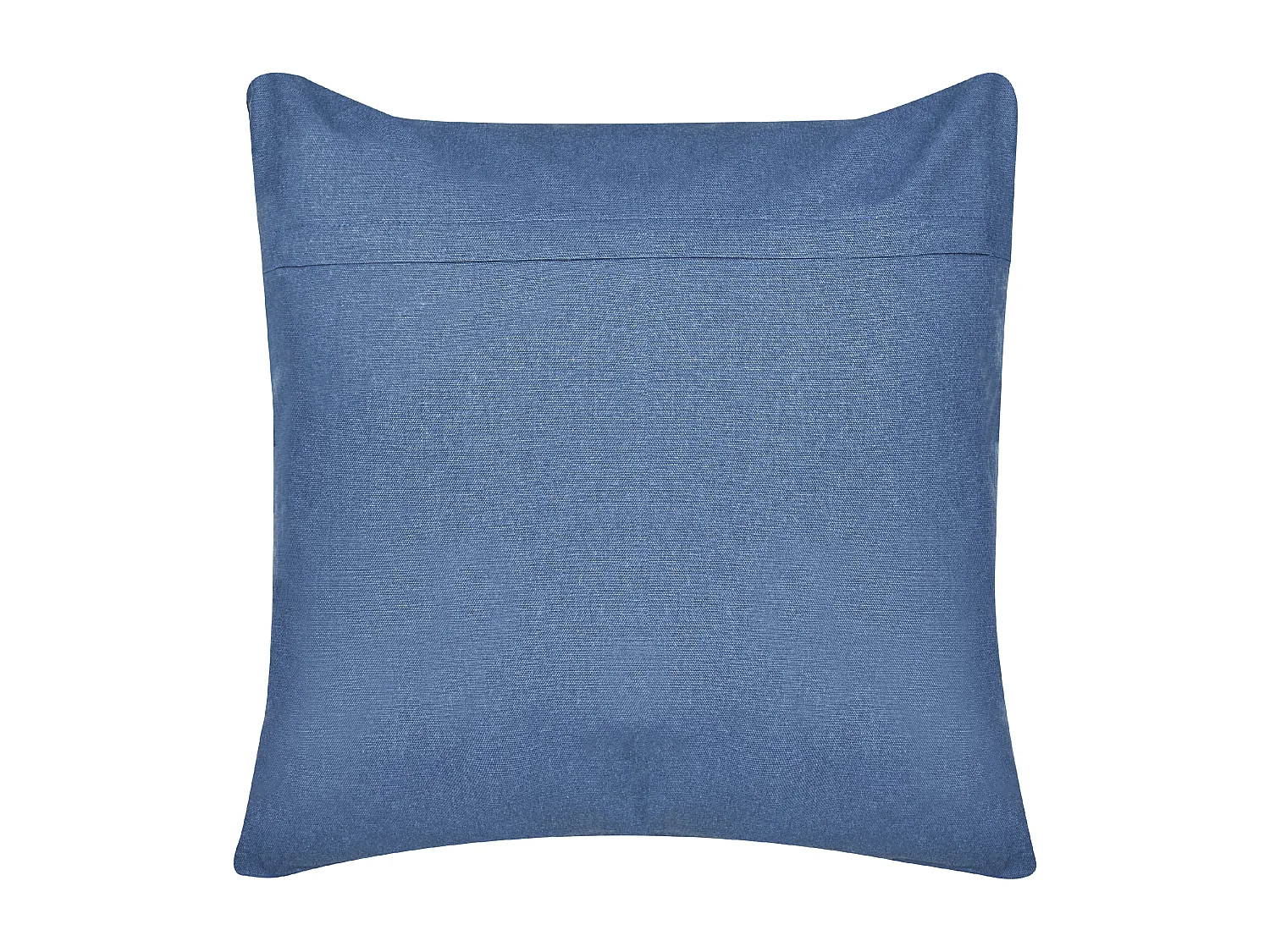 Lot de 2 coussins décoratifs BLUESTEM Velours 45 x 45 cm Bleu marine Motif animal