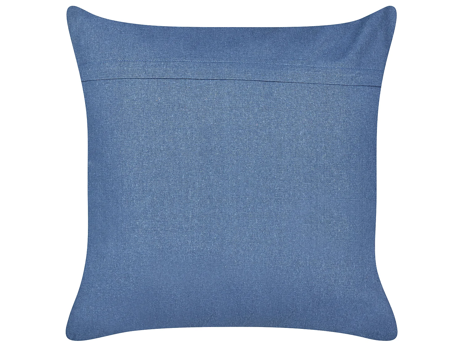 Lot de 2 coussins décoratifs PENTAS Velours 45 x 45 cm Bleu marine Motif animal