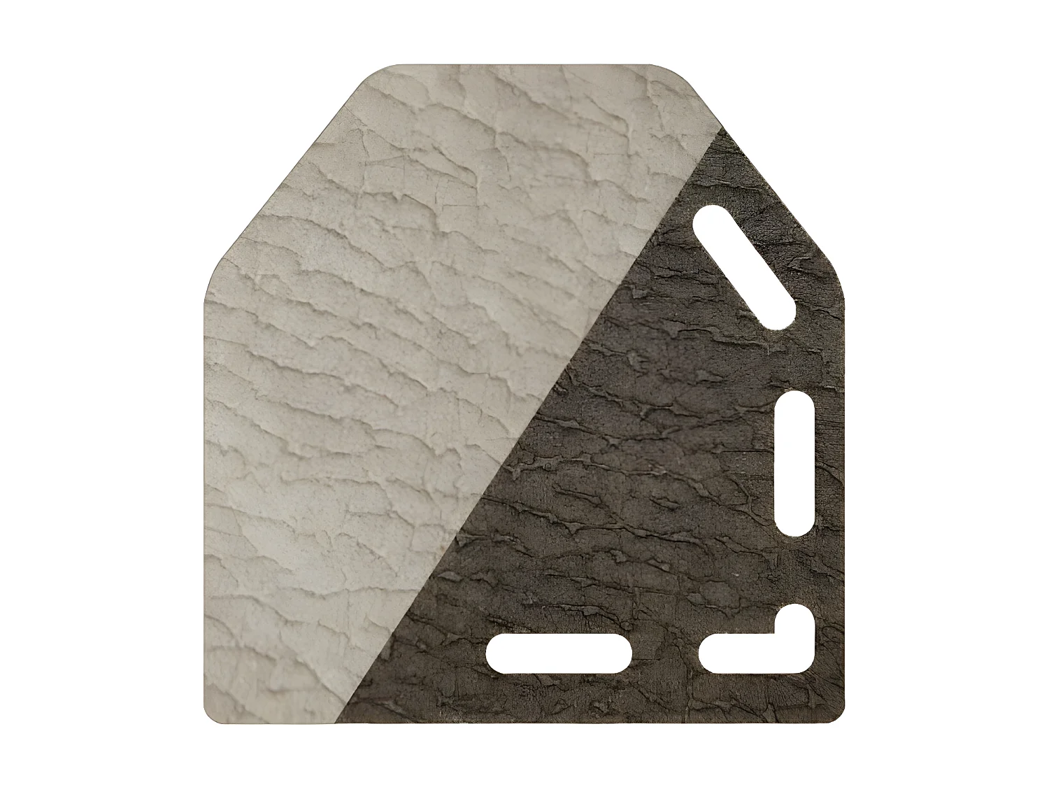 Canapé 2 places Relax électrique Mastic/Brun taupé - PLICY