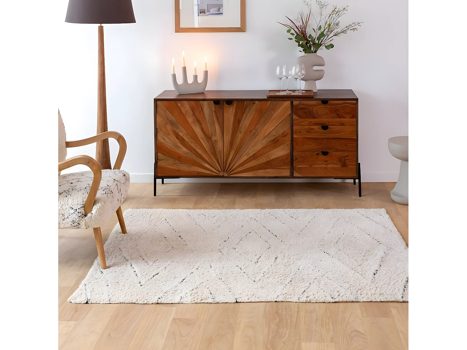 Tapis en coton Victor