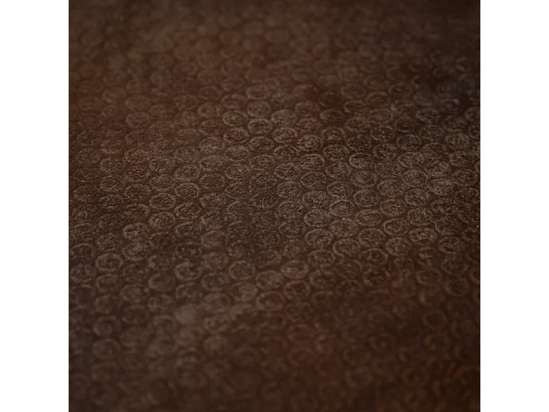 Table basse L. 72 cm plateau effet martelé et pieds en métal - BUTCH