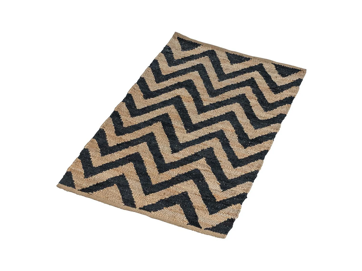 Alfombra de yute y algodón Mathilde, diseño natural para un ambiente acogedor