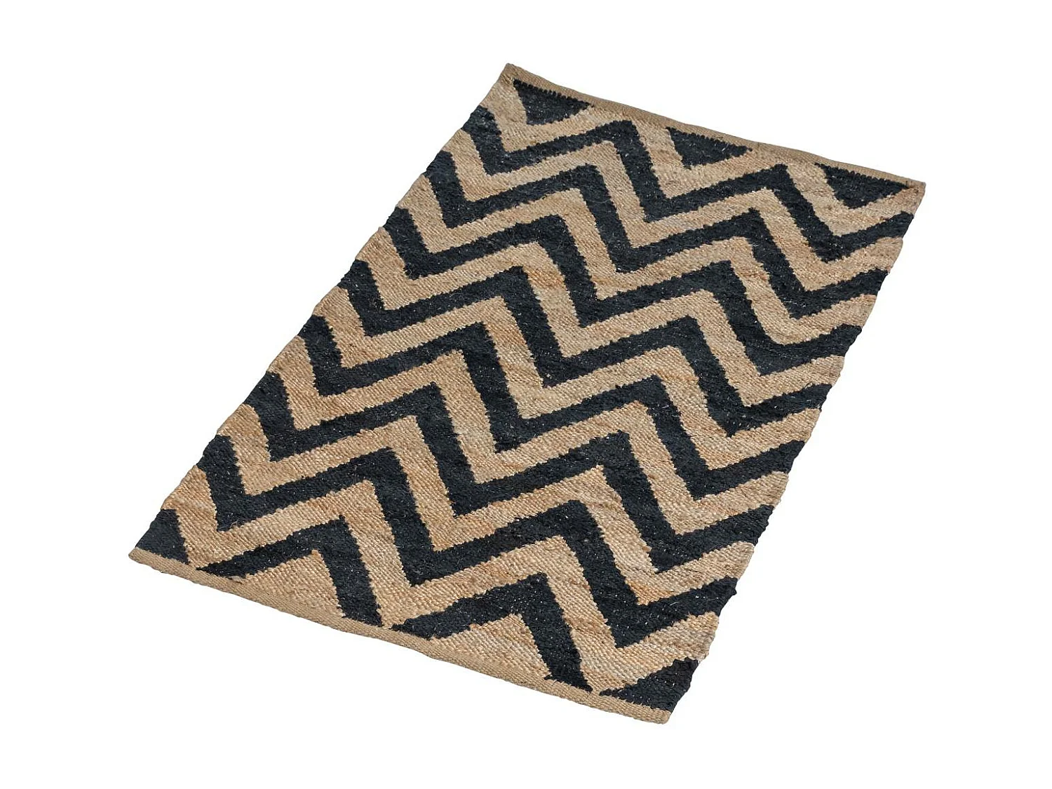 Alfombra de yute y algodón Mathilde, diseño natural para un ambiente acogedor