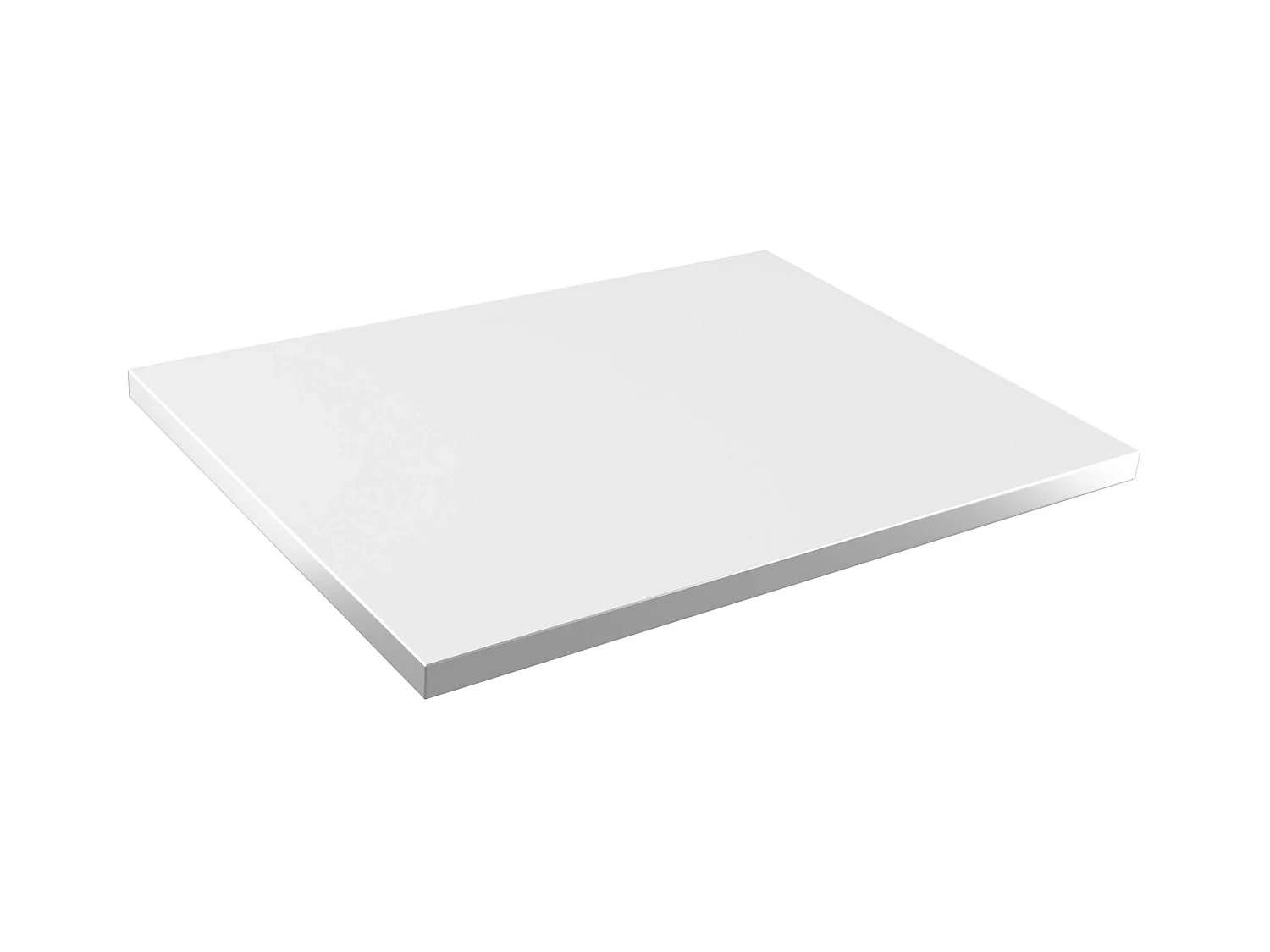 Plan de travail pour la cuisine basse AKORD S80 LIMA Blanc 80 cm couleur Blanc 80x54x3,2 cm