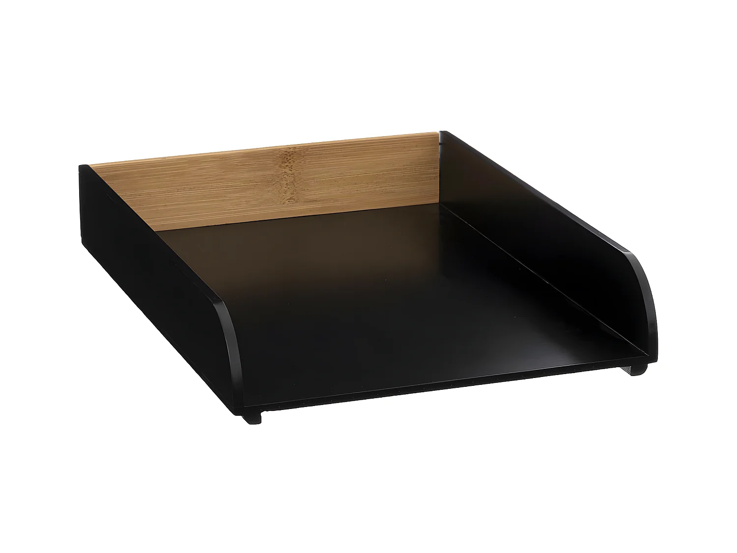 Range-Documents Bambou "Bava" 31cm Noir
