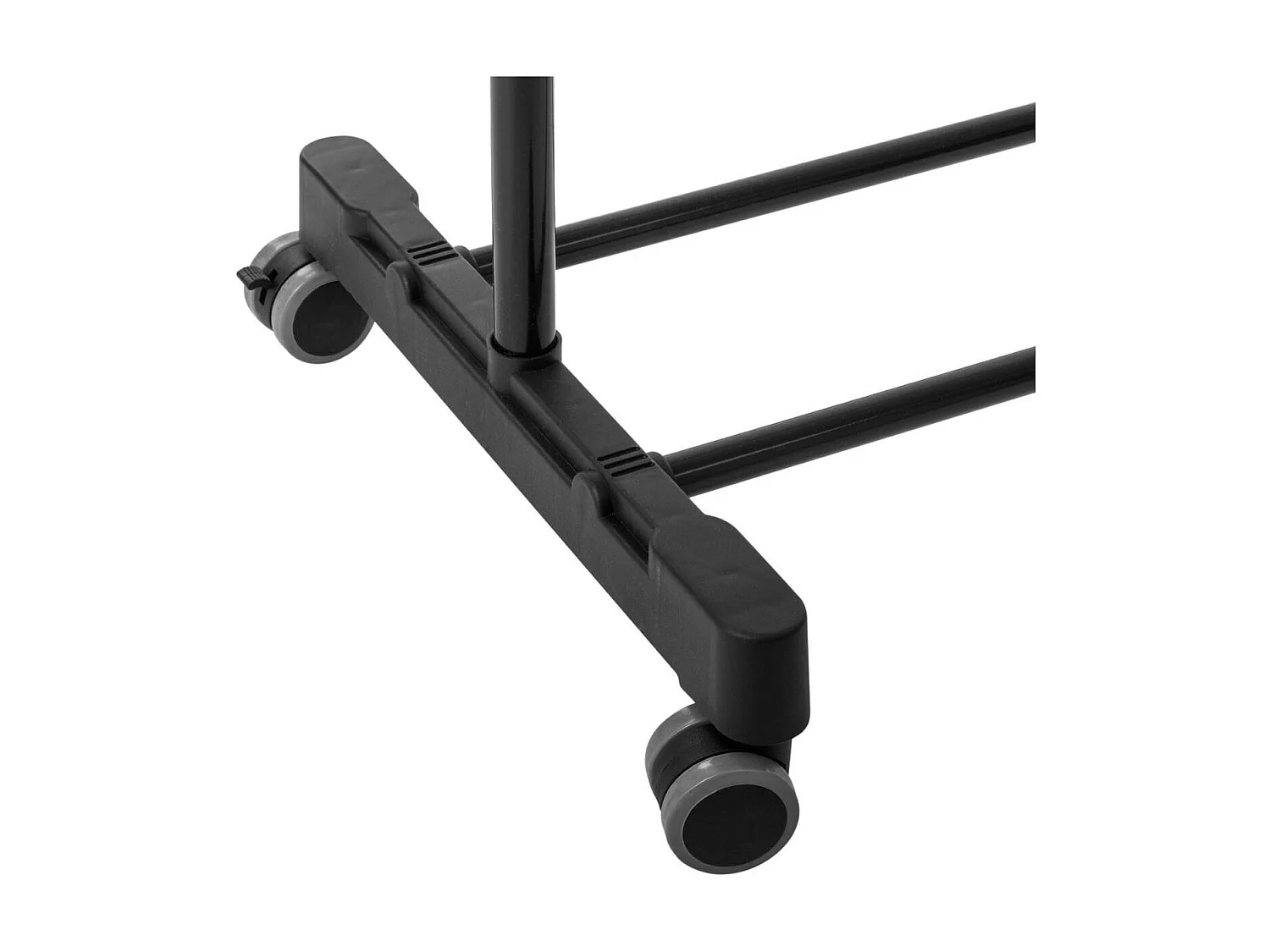 Perchero Burro Icare con Ruedas Extensible Negro y Gris 120 cm