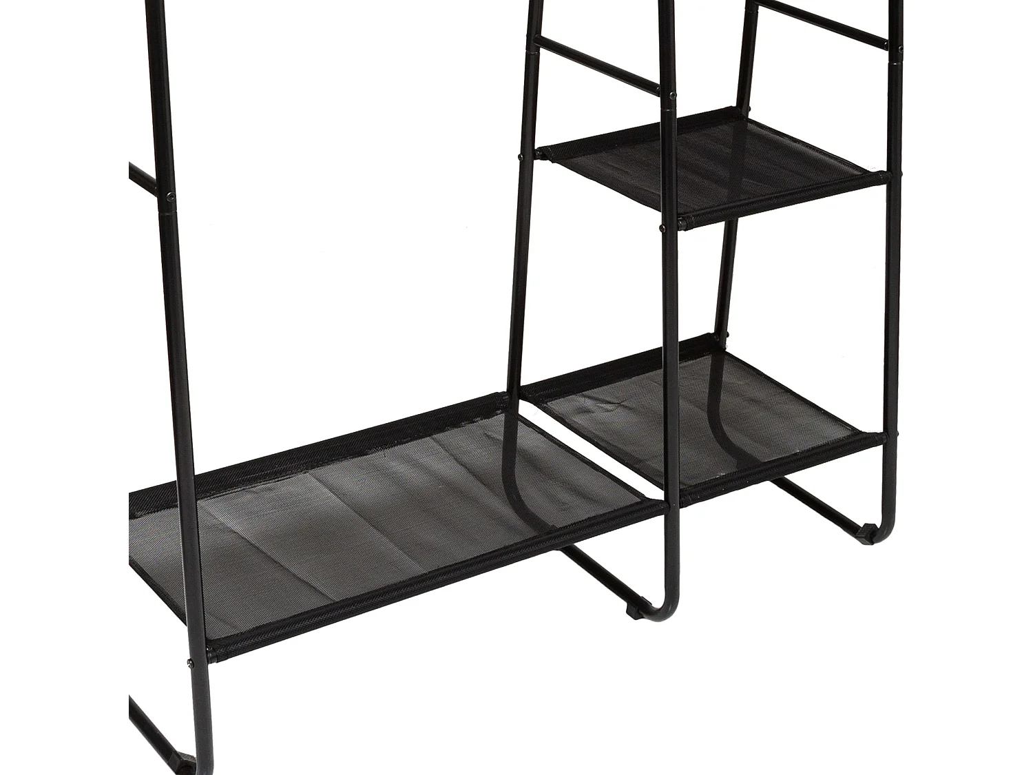 Portant à Vêtements & Étagères "Artemis" 150cm Noir