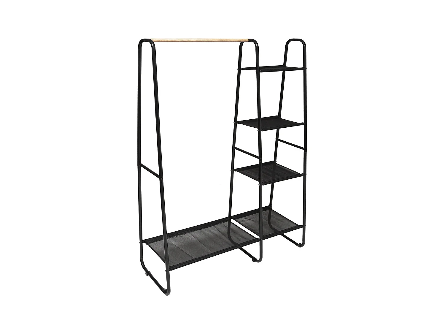 Portant à Vêtements & Étagères "Artemis" 150cm Noir